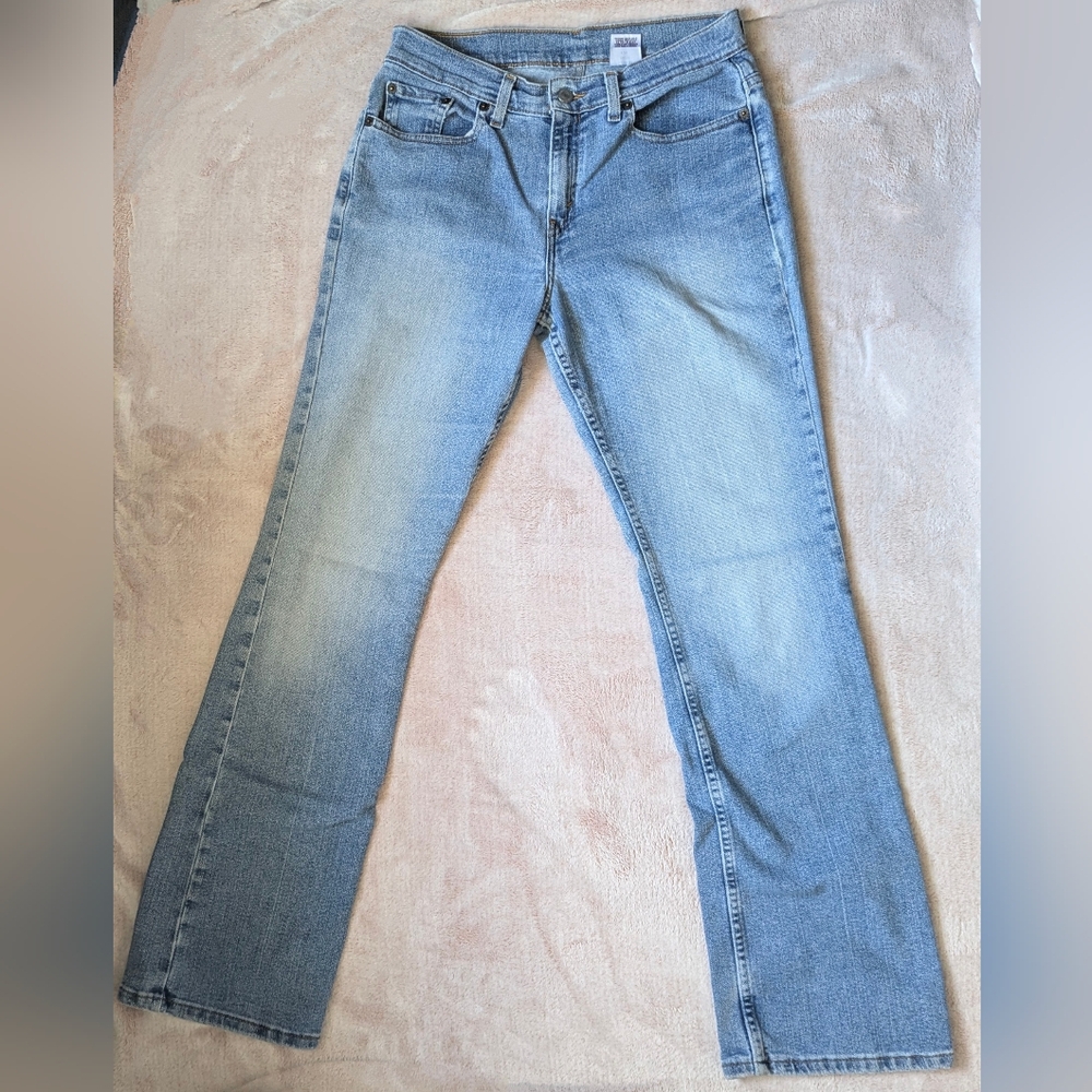 Levi's Womens Vintage vtg Denim Jeans 90s Stretch Bootcut Faded Size 8 Long